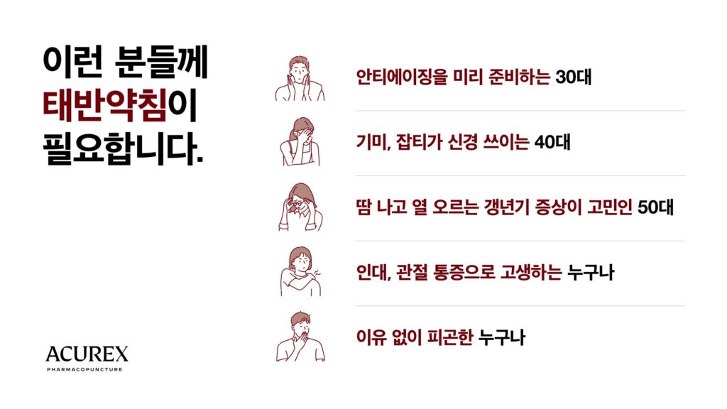 태반약침의 적응증
